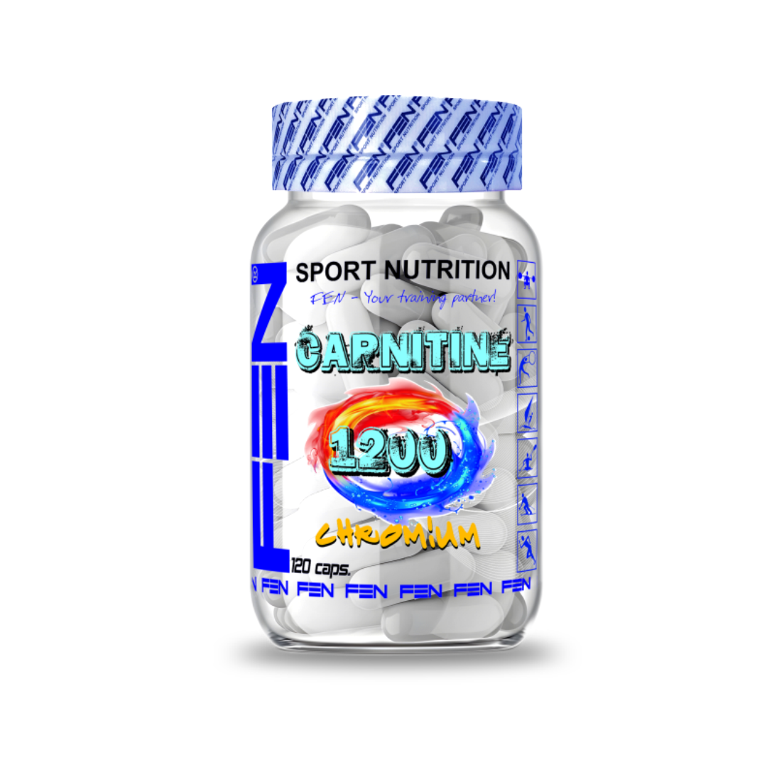 FEN Carnitine 1200 (120 kaps), (L-Karnitinas) - FEN sport nutrition