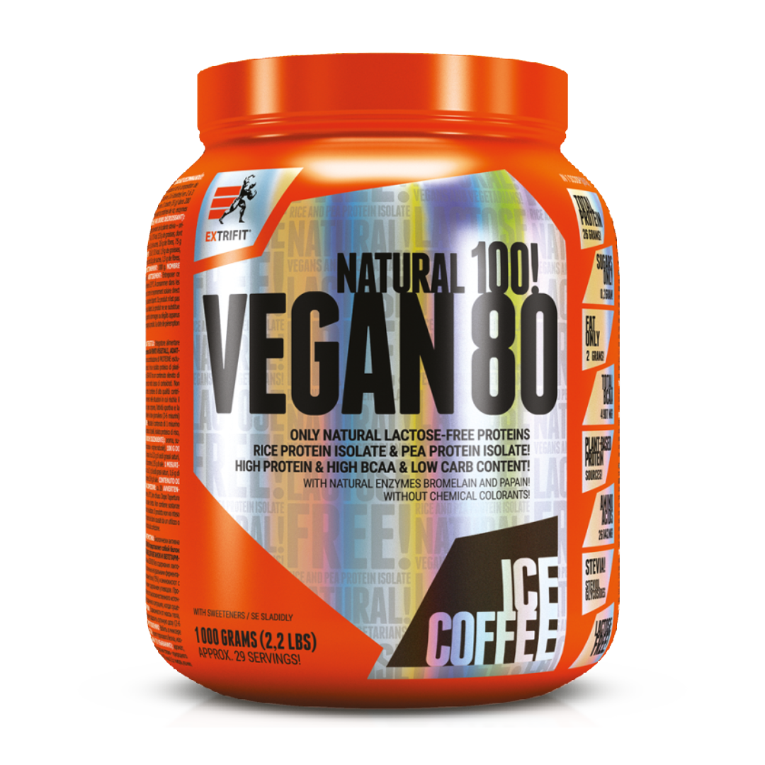 Extrifit VEGAN Protein 80 1000 g Veganiškas baltyminis kokteilis