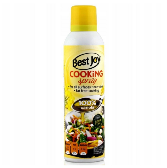 BEST JOY Canola Oil Cooking Spray - 250 ml - 201 g (sprayed oil)
