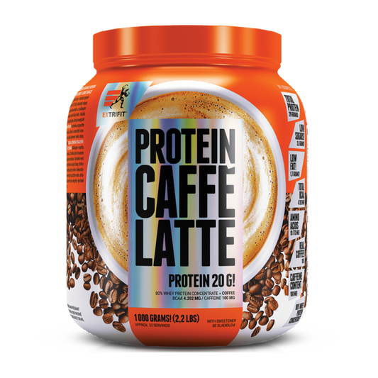 Extrifit CAFFE LATTE WHEY PROTEIN 80 (Baltyminis kokteilis su kava) - FEN sport nutrition