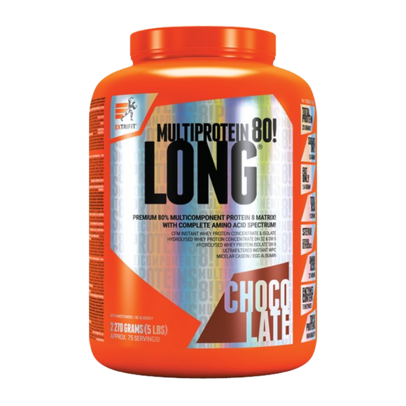 Extrifit LONG® 80 - MULTIPROTEIN 2270 g (proteínový koktail)
