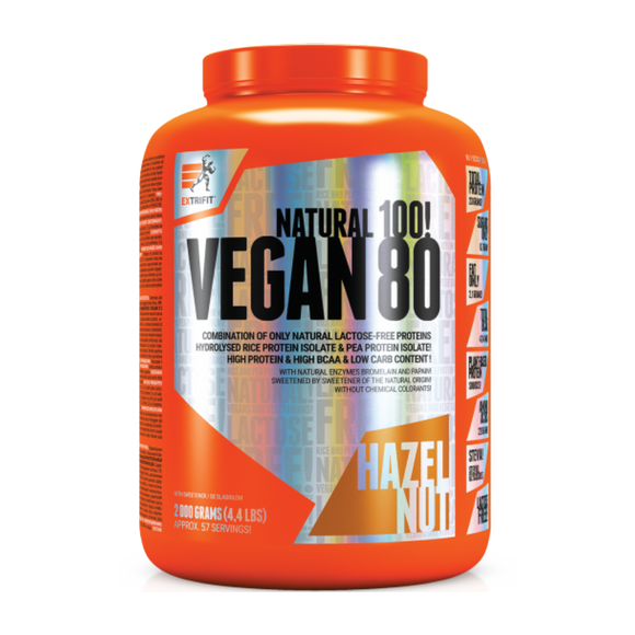 Extrifit VEGAN 80 2000 g (vegansk proteincocktail)