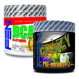 FEN BCAA + glutamine + FEN Crazy Pre-Workout #2 (set pre-workout + aminozuurcomplex)