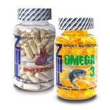 FEN Omega 3 + FEN Inosine + Dzelzs (sirds papildinājumu komplekts)