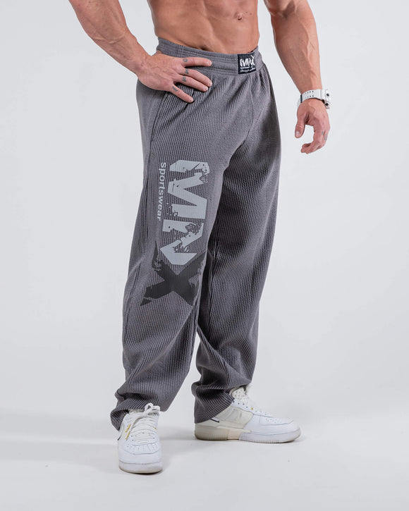 Pantaloni a coste MNX martello, grigio