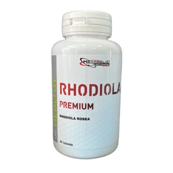 Rhodiola Premium 60 kapsułek (różowy Rhodiole - Złoty korzeń)