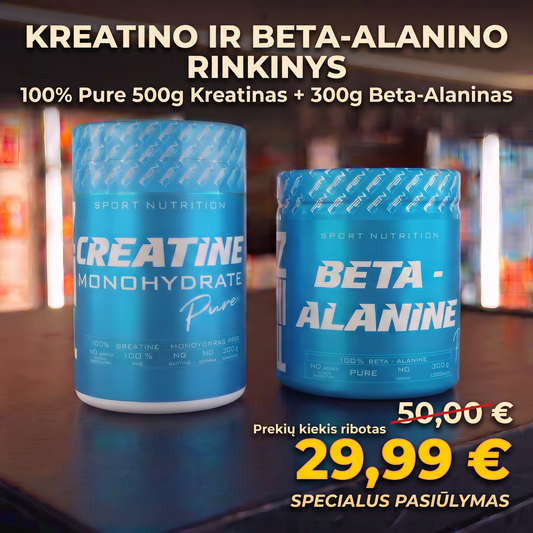 FEN Pure Creatine (500 g) + FEN Pure Beta-Alanine (300 g.) - FEN sport nutrition